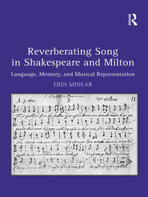 cover image of Reverberating Song in Shakespeare and Milton